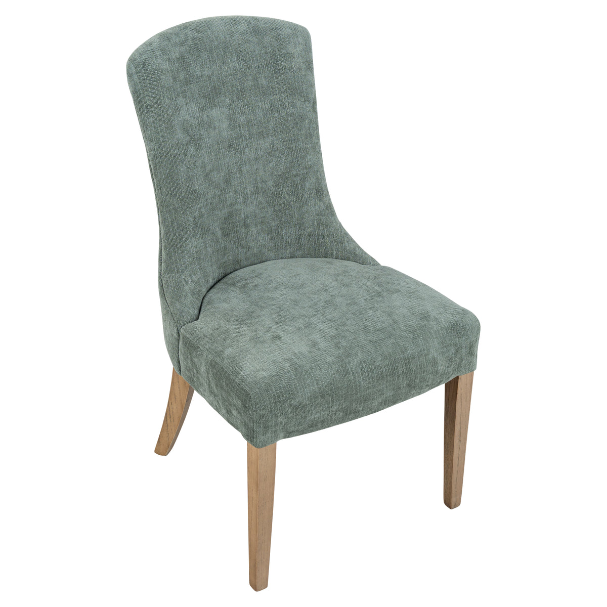 Merritt 92cm Ash Wood Dining Chair, Forest Green