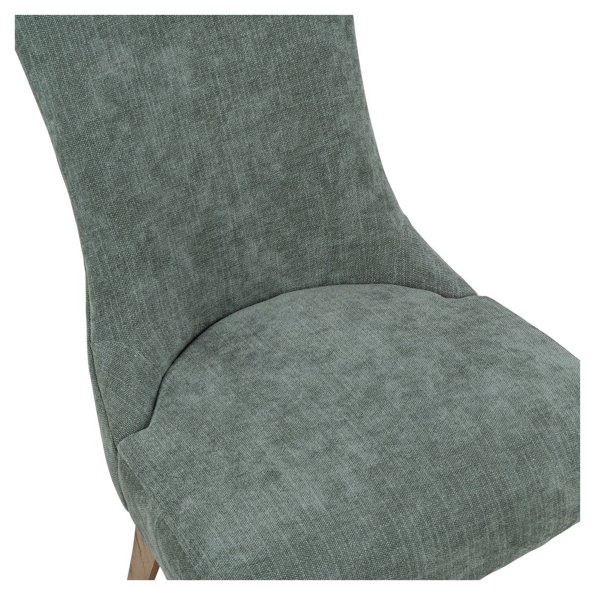 Merritt 92cm Ash Wood Dining Chair, Forest Green