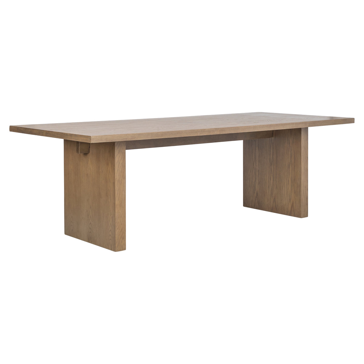 Plax 240cm Oak Dining Table, Natural