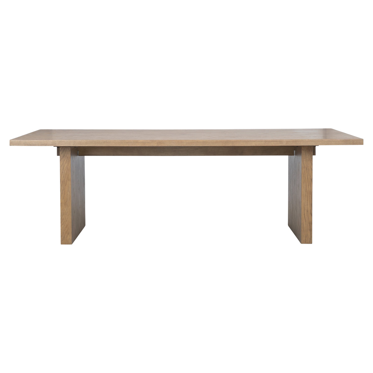 Plax 240cm Oak Dining Table, Natural