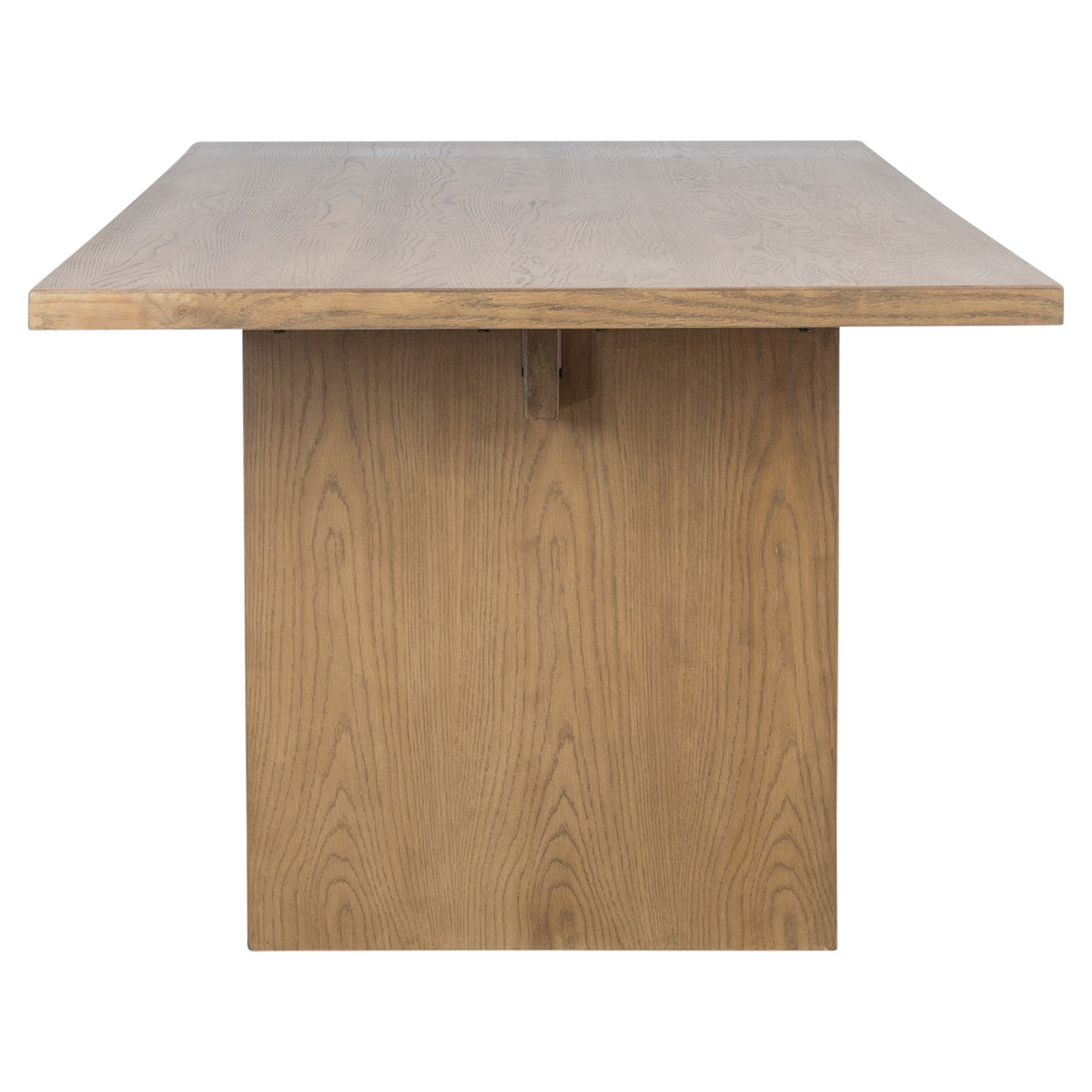 Plax 240cm Oak Dining Table, Natural