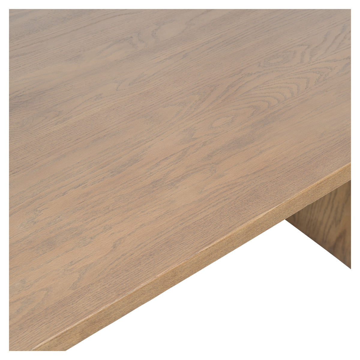 Plax 240cm Oak Dining Table, Natural