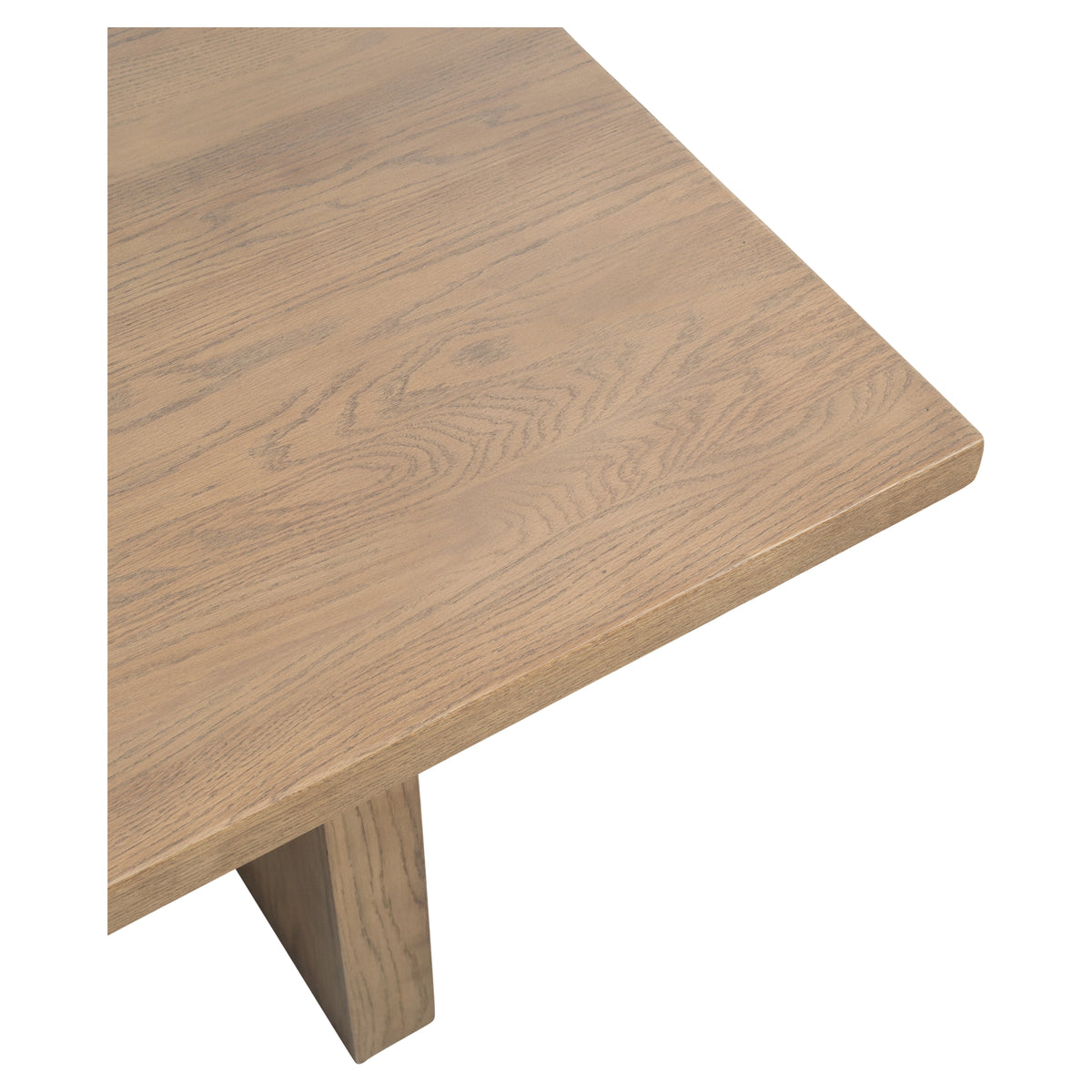 Plax 240cm Oak Dining Table, Natural