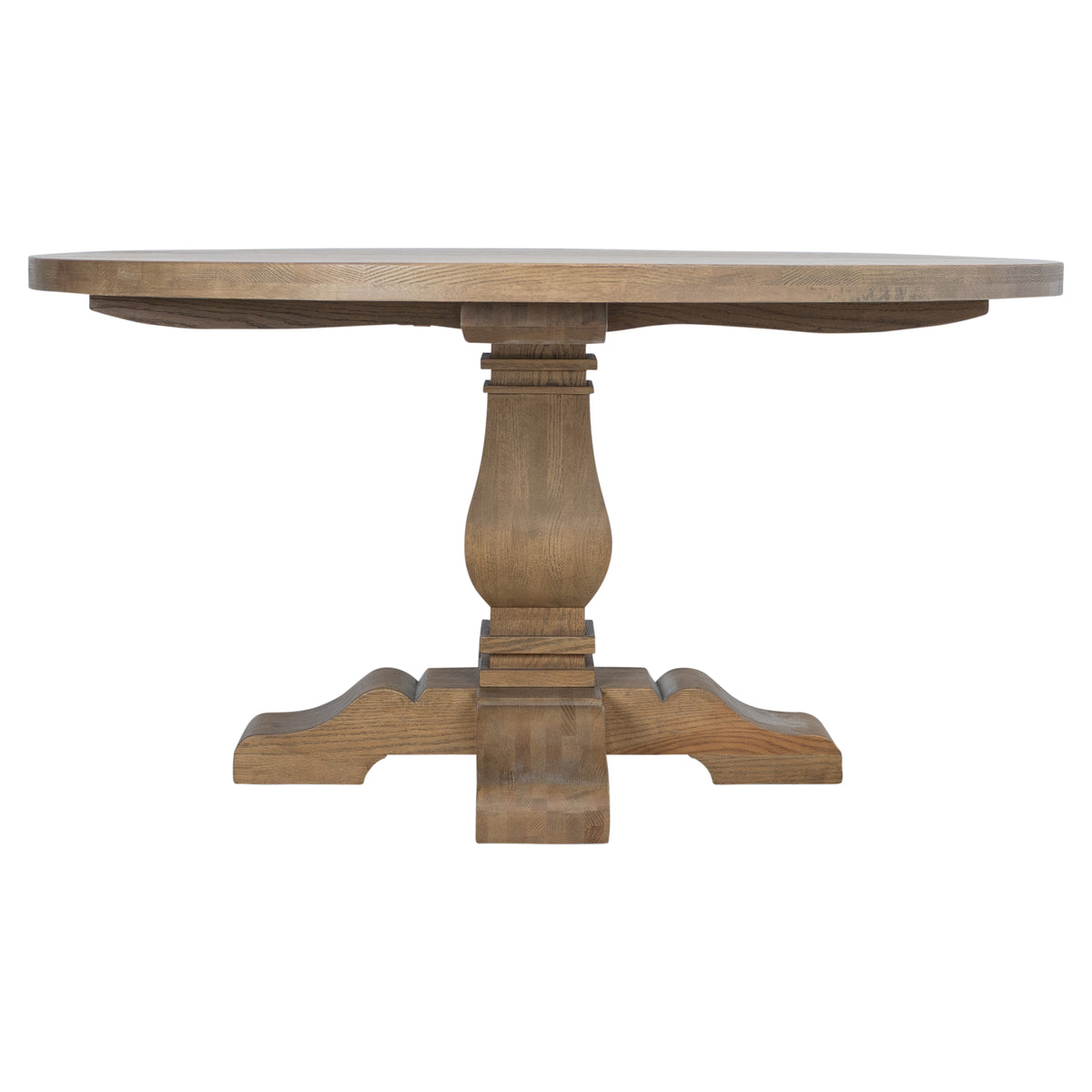 Estelle 150cm Oak Round Dining Table, Natural