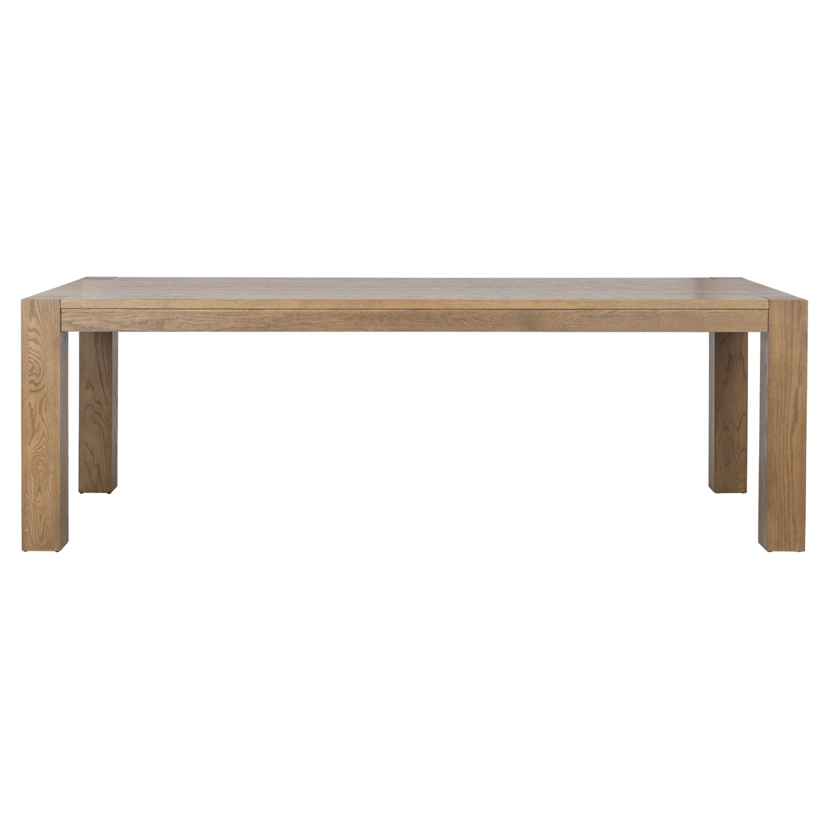 Gengo 240cm Oak Dining Table, Natural