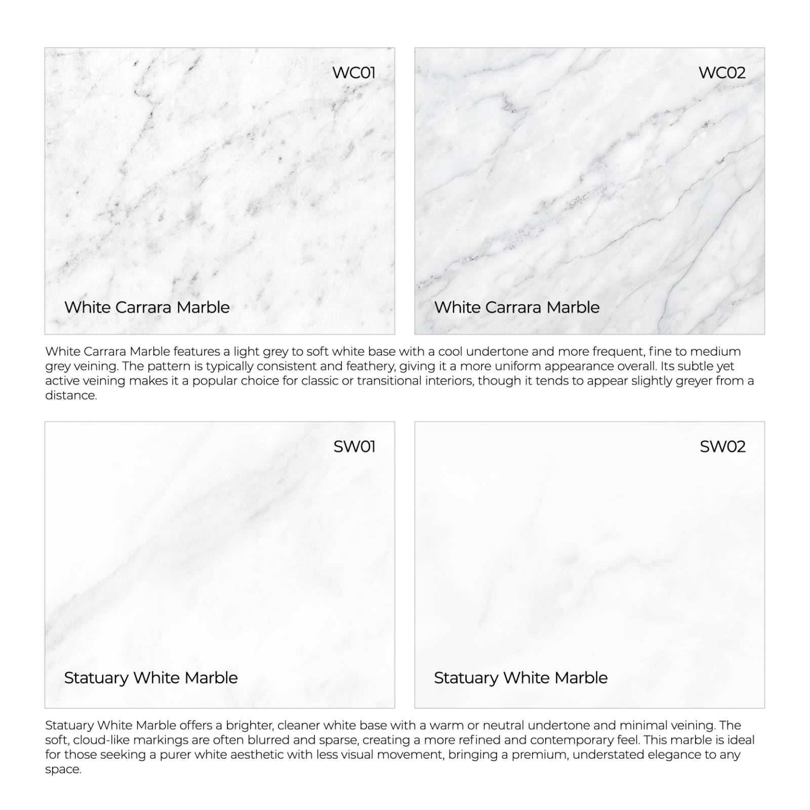 Marseilles Marble Mantel, Statuary White