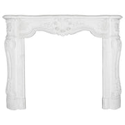 Marseilles Marble Mantel, Statuary White