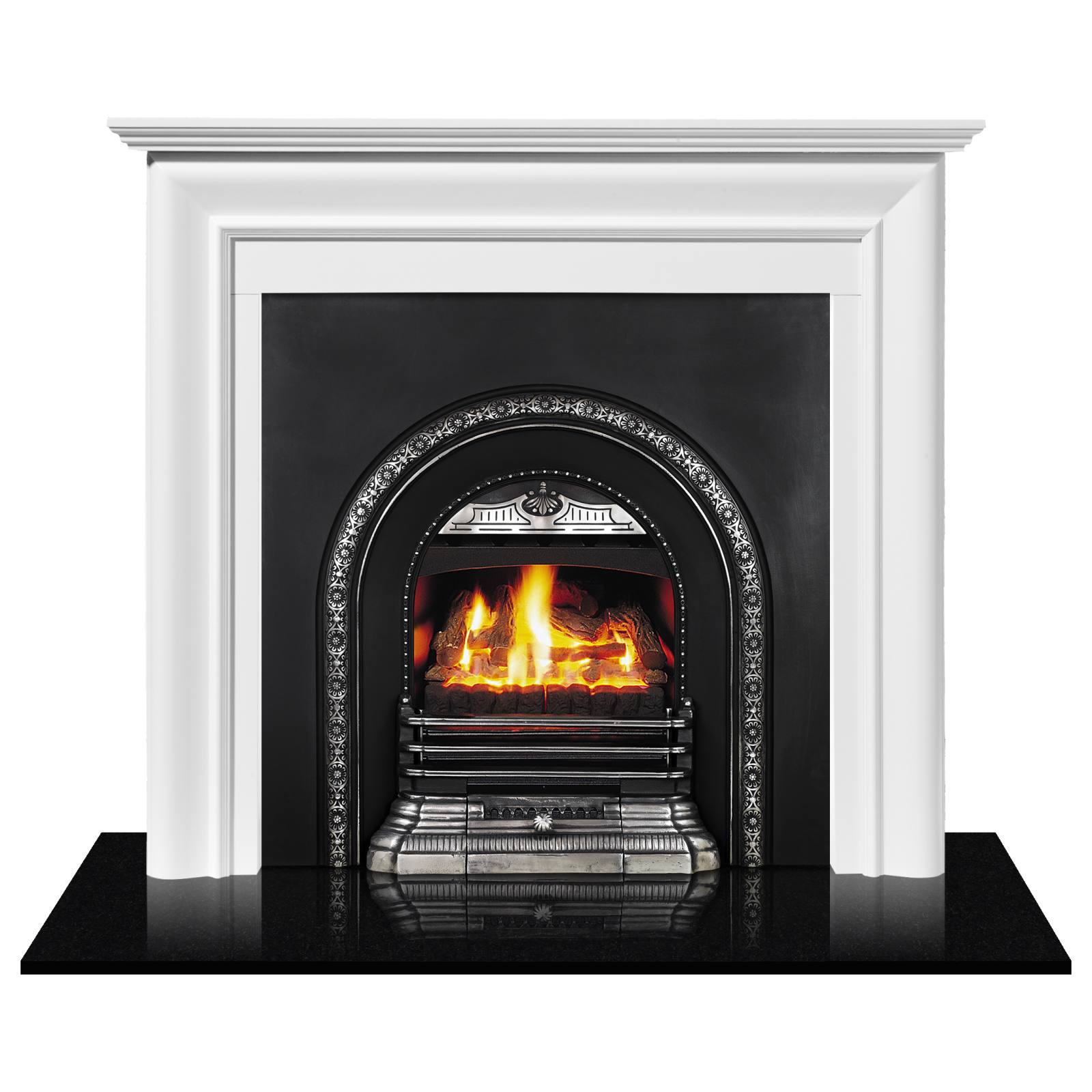 Bolton Mantel, White