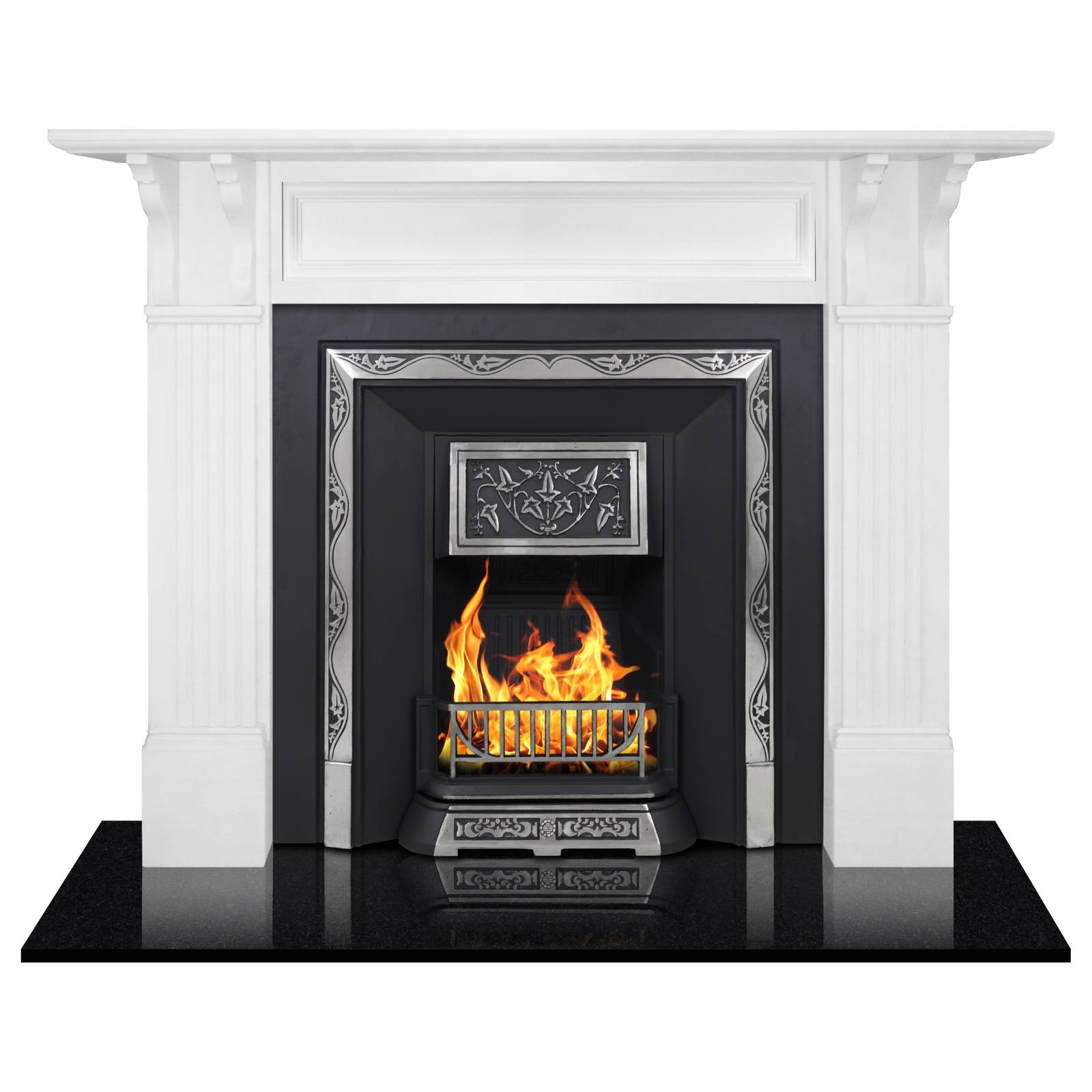 Classic Edwardian Mantel, White