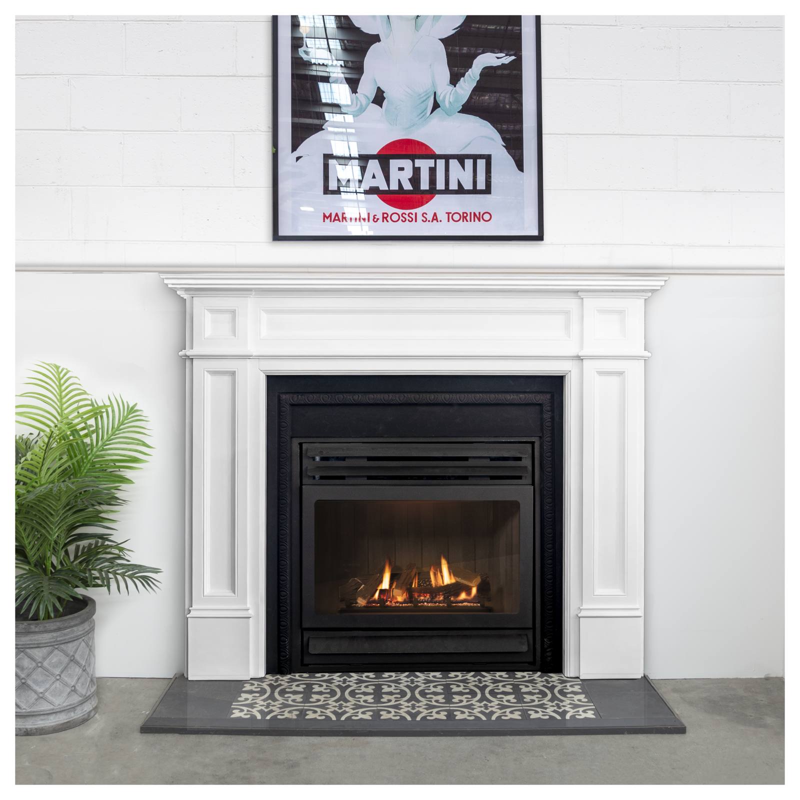 Parliament A Mantel, White