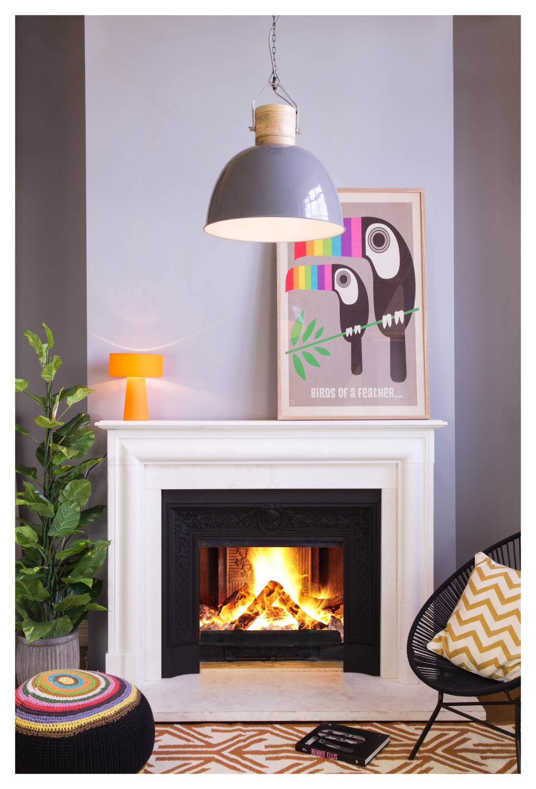 French Bolection Large Marble Mantel, Statuary White