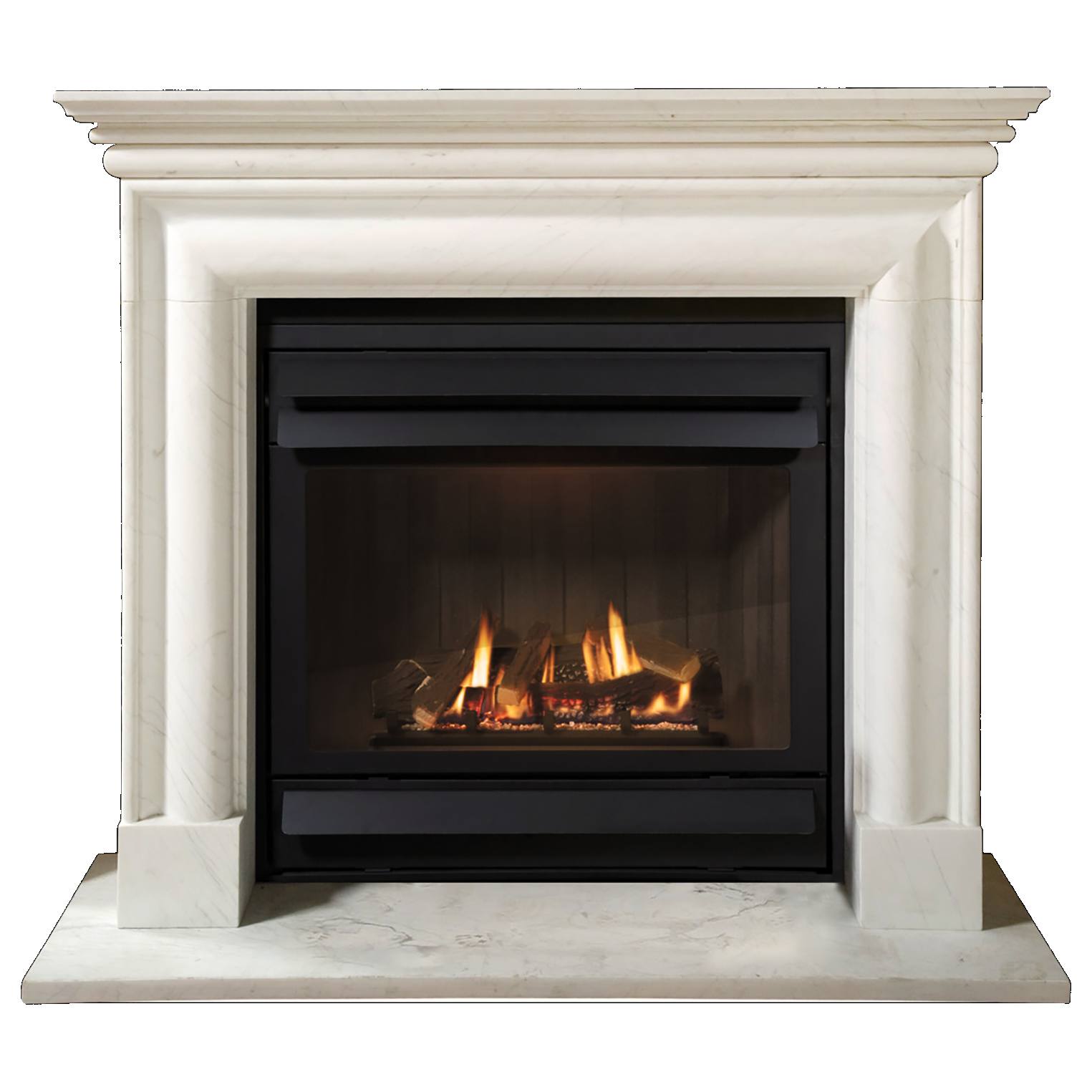 Chloe Marble Mantel, Statuary White