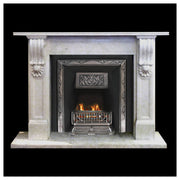 George Marble Mantel, Statuary White