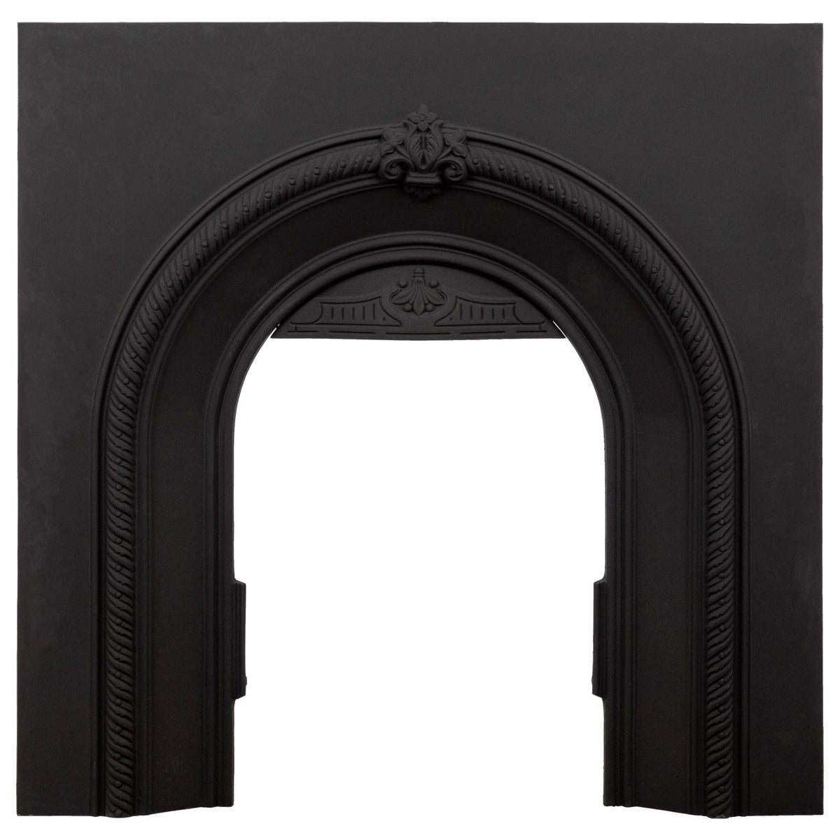 Surrey Cast Iron (w/ Hood) Fascia, Premium Black
