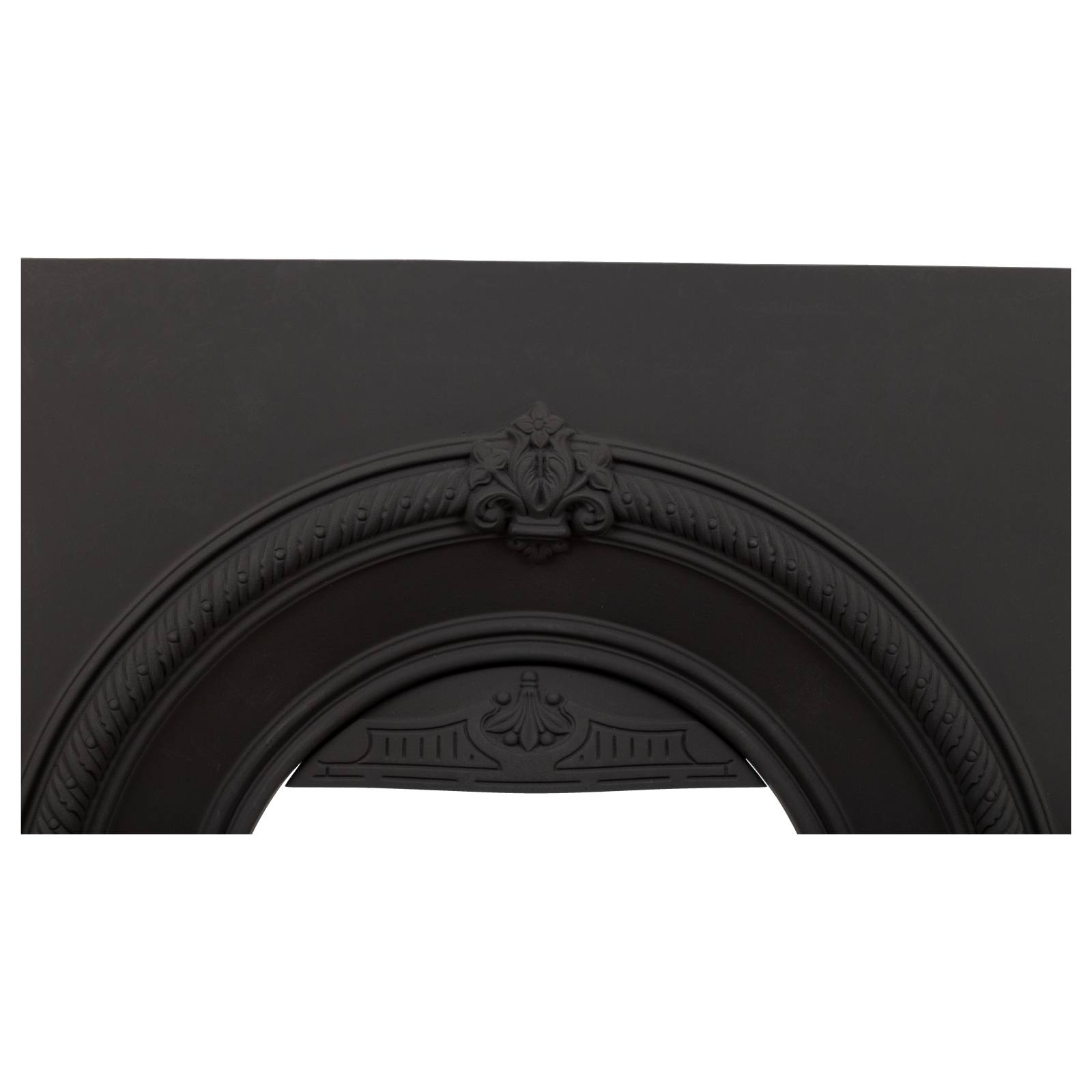 Surrey Cast Iron (w/ Hood) Fascia, Premium Black