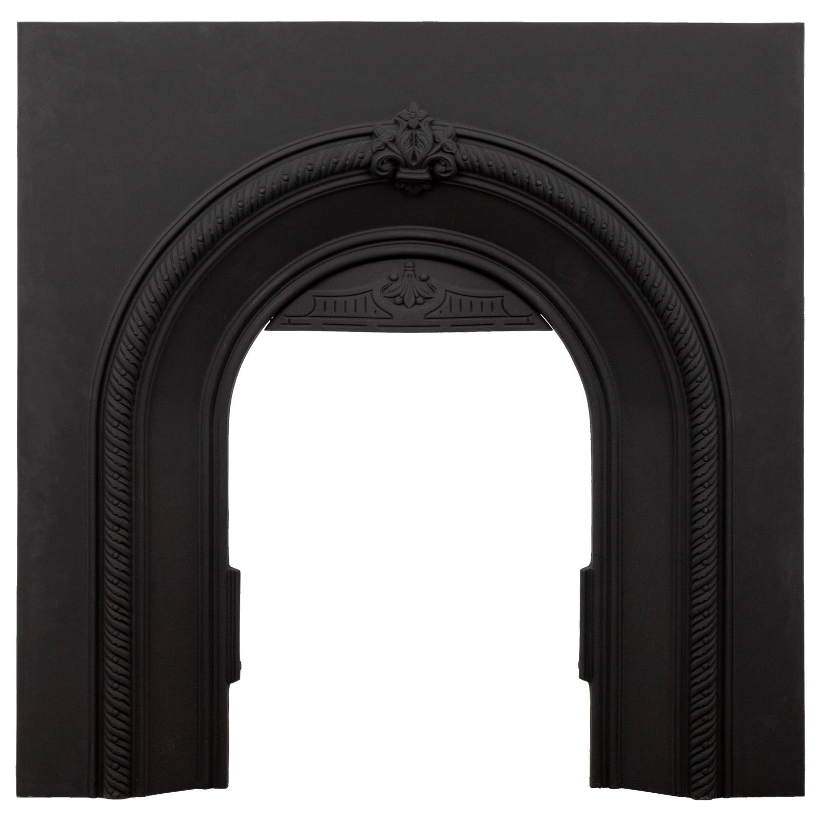 Surrey Cast Iron (w/ Hood) Fascia, Premium Black