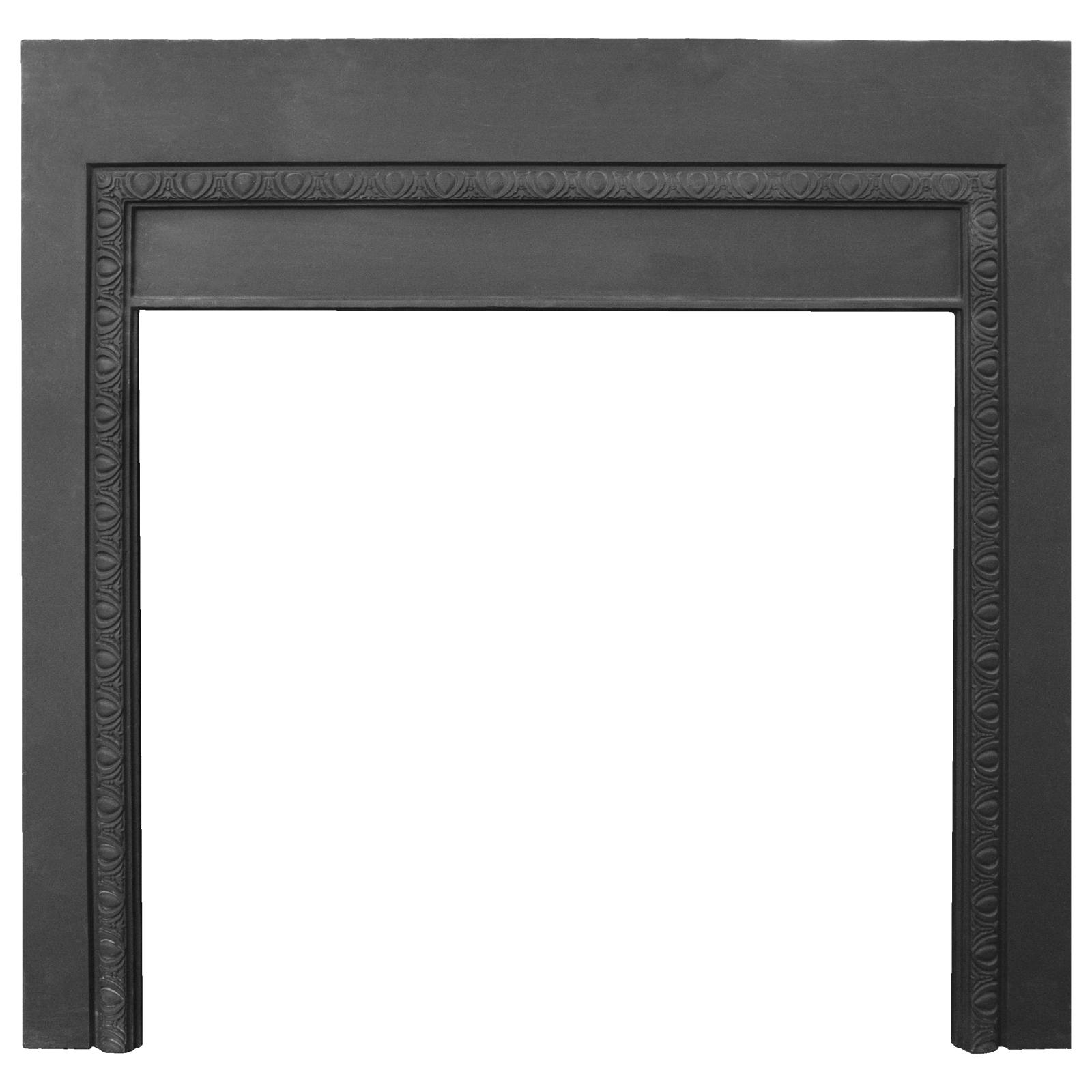 Hampton 990x990mm Cast Iron Fascia, Black