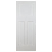 Edwardian 82cm Internal 3 Panel Door, White Primed
