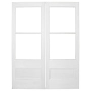 Pair of Tall 82cm Internal Glaze French  Door White