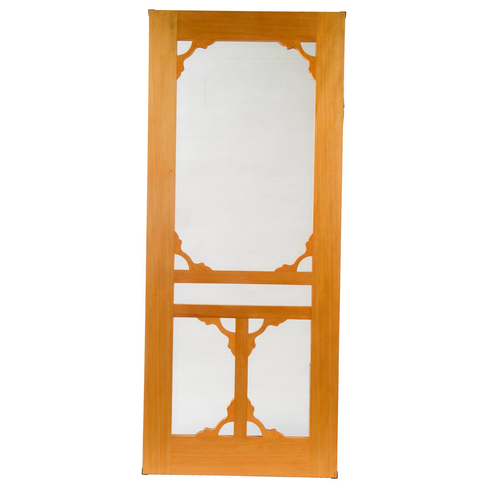 Hawthorn 84cm Fly Screen Door, Oiled Hemlock