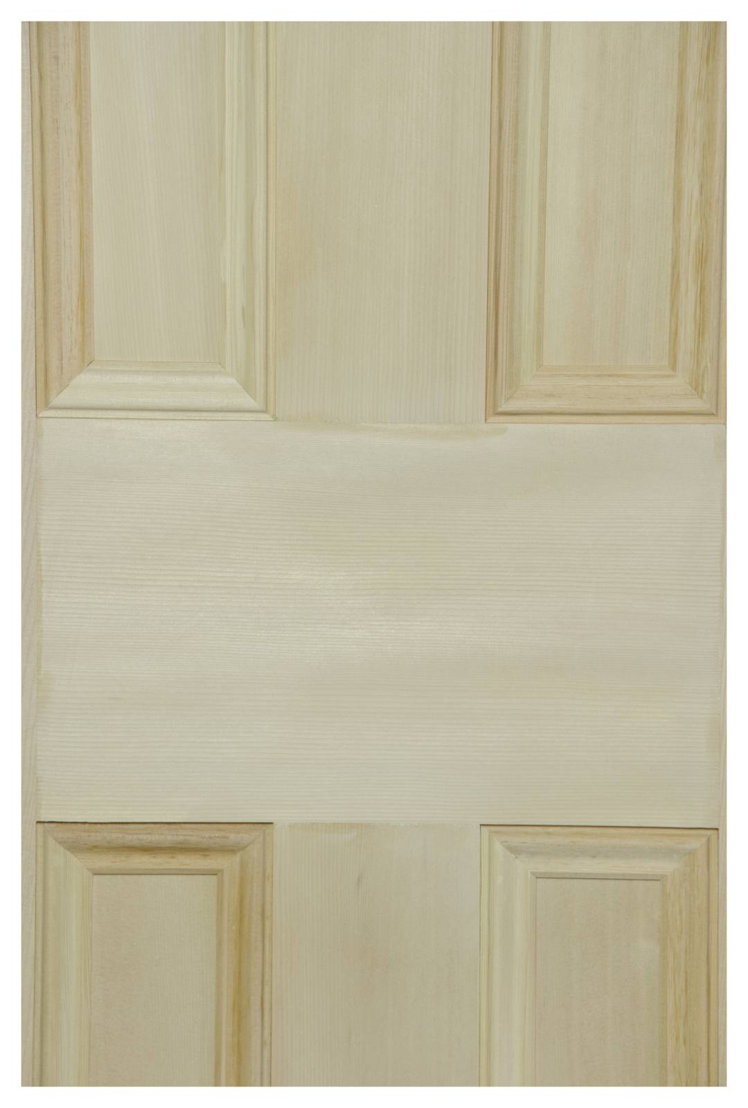 Nicholson Internal 4 Panel 62cm Door, Raw Hemlock