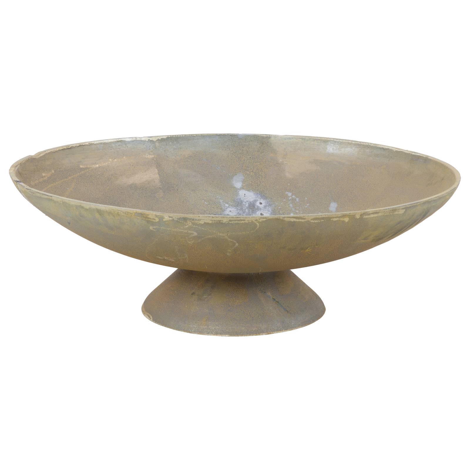 Atlas 78cm Cast Iron Fire Pit, Rust