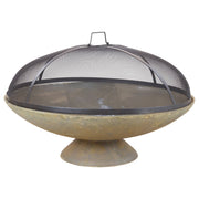 Atlas 78cm Cast Iron Fire Pit, Rust