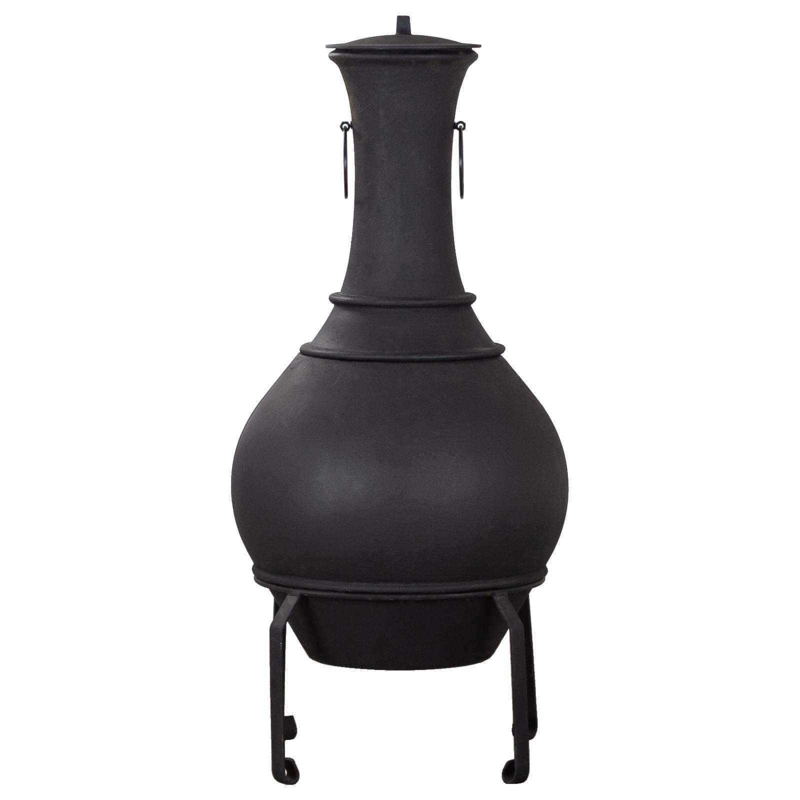 Argon Cast Iron Chiminea, Black