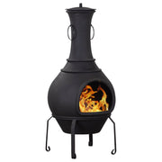 Argon Cast Iron Chiminea, Black