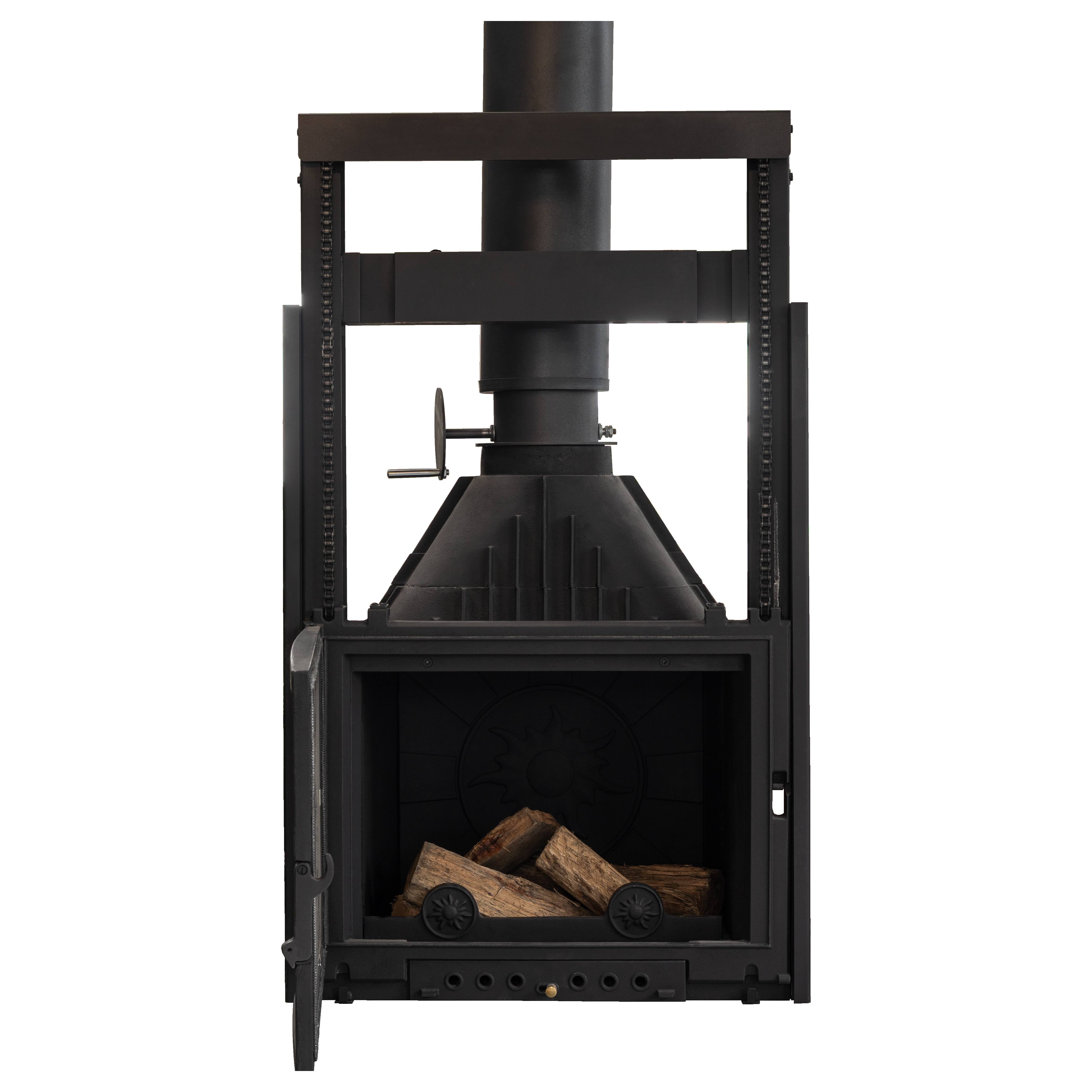 Vienna High Heater with Glass Door