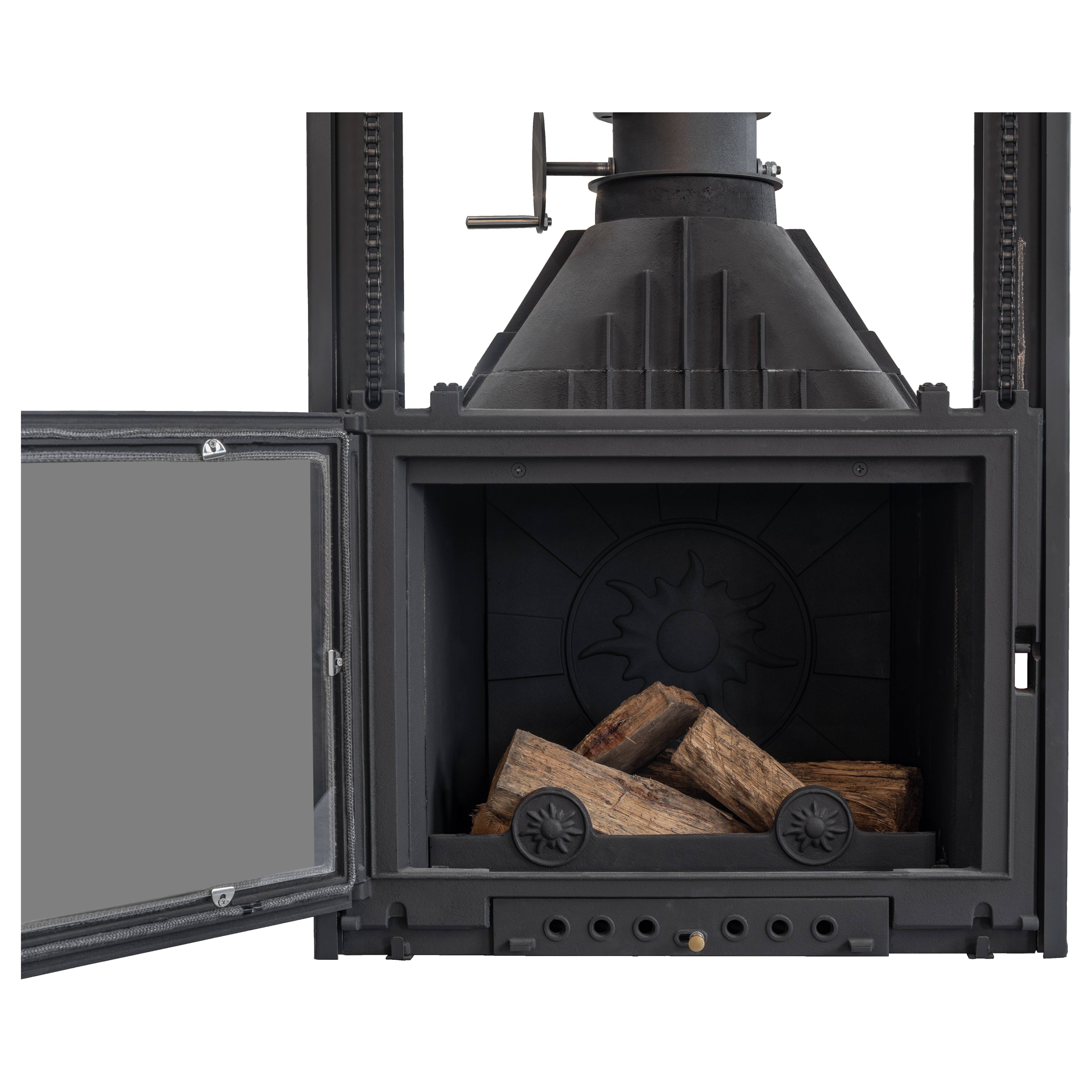 Vienna High Heater with Glass Door