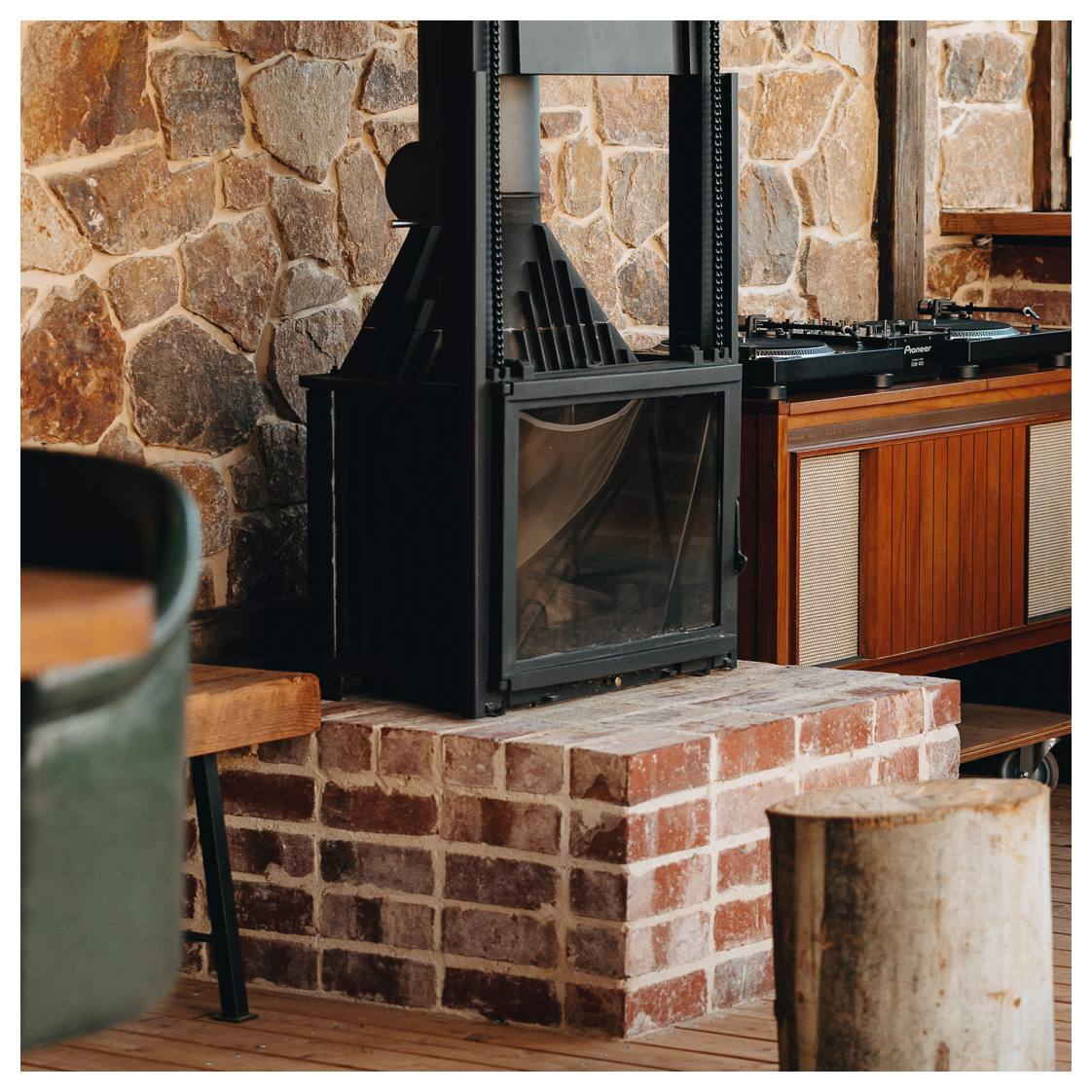 Vienna High Heater with Glass Door