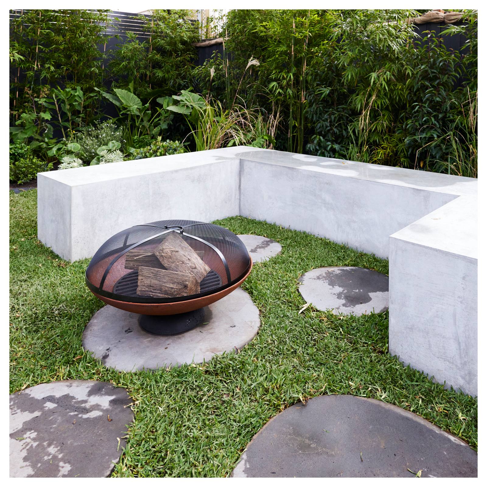 Large Spartacus Cast Iron Fire Pit, Rust Finish