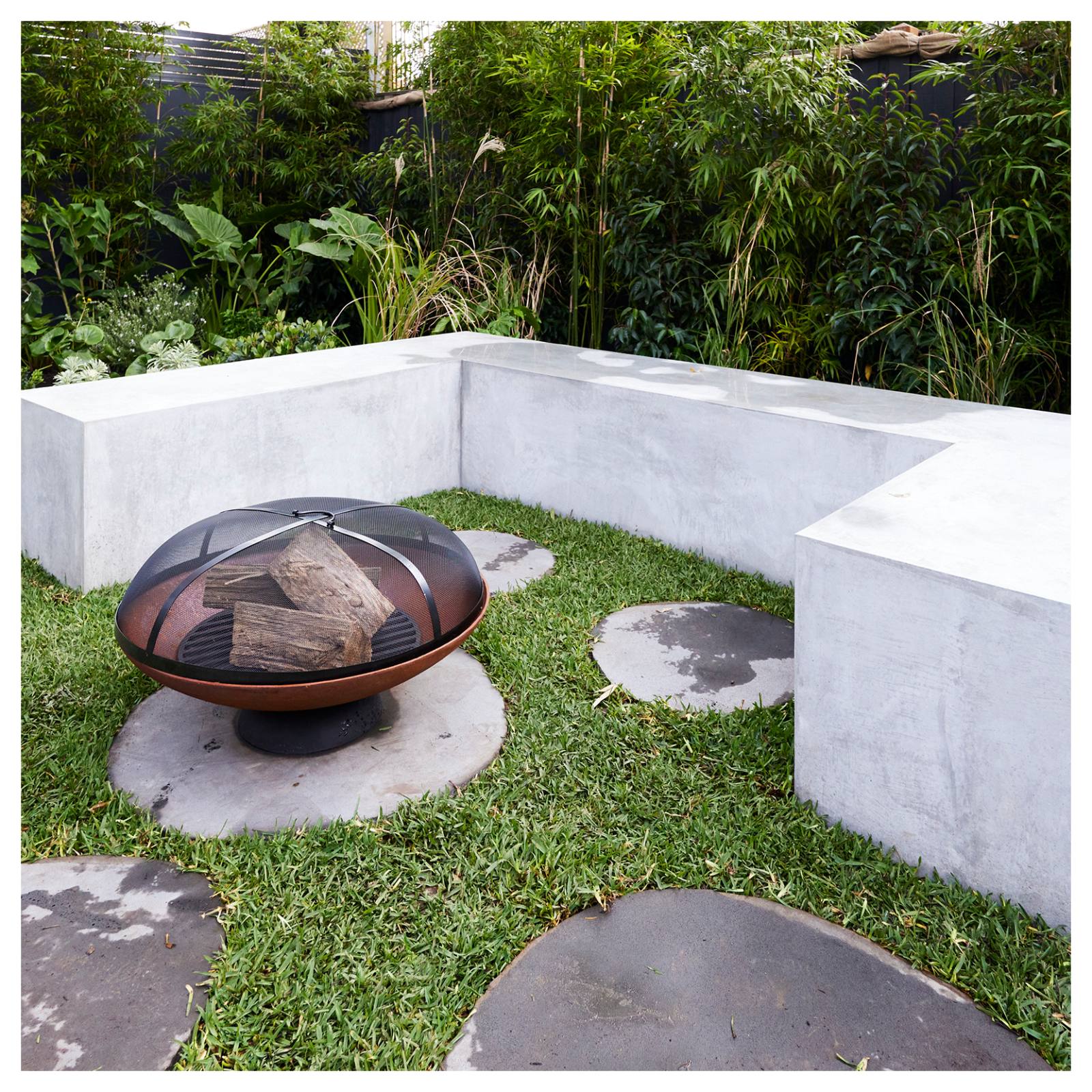 Large Spartacus Cast Iron Fire Pit, Rust Finish