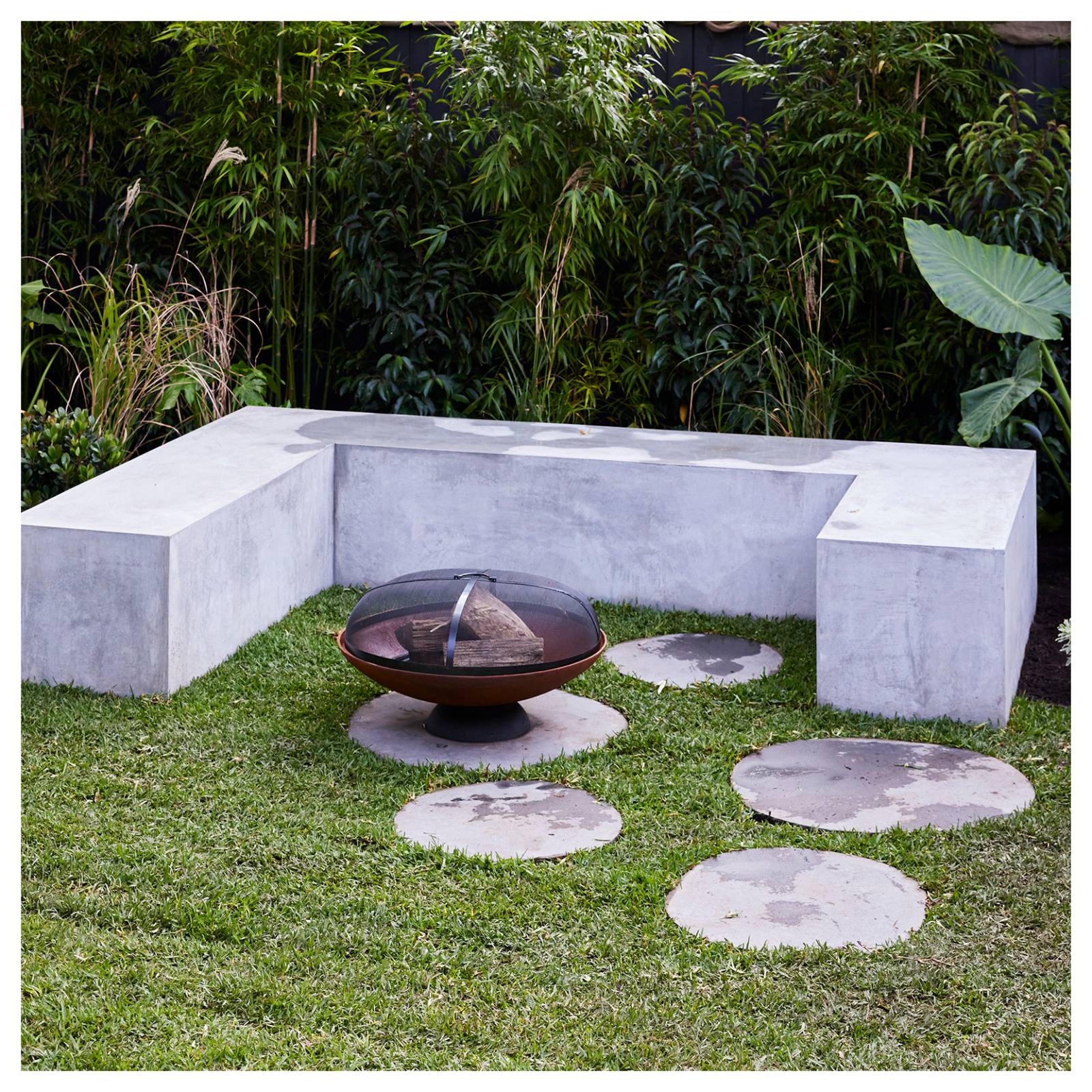 Large Spartacus Cast Iron Fire Pit, Rust Finish