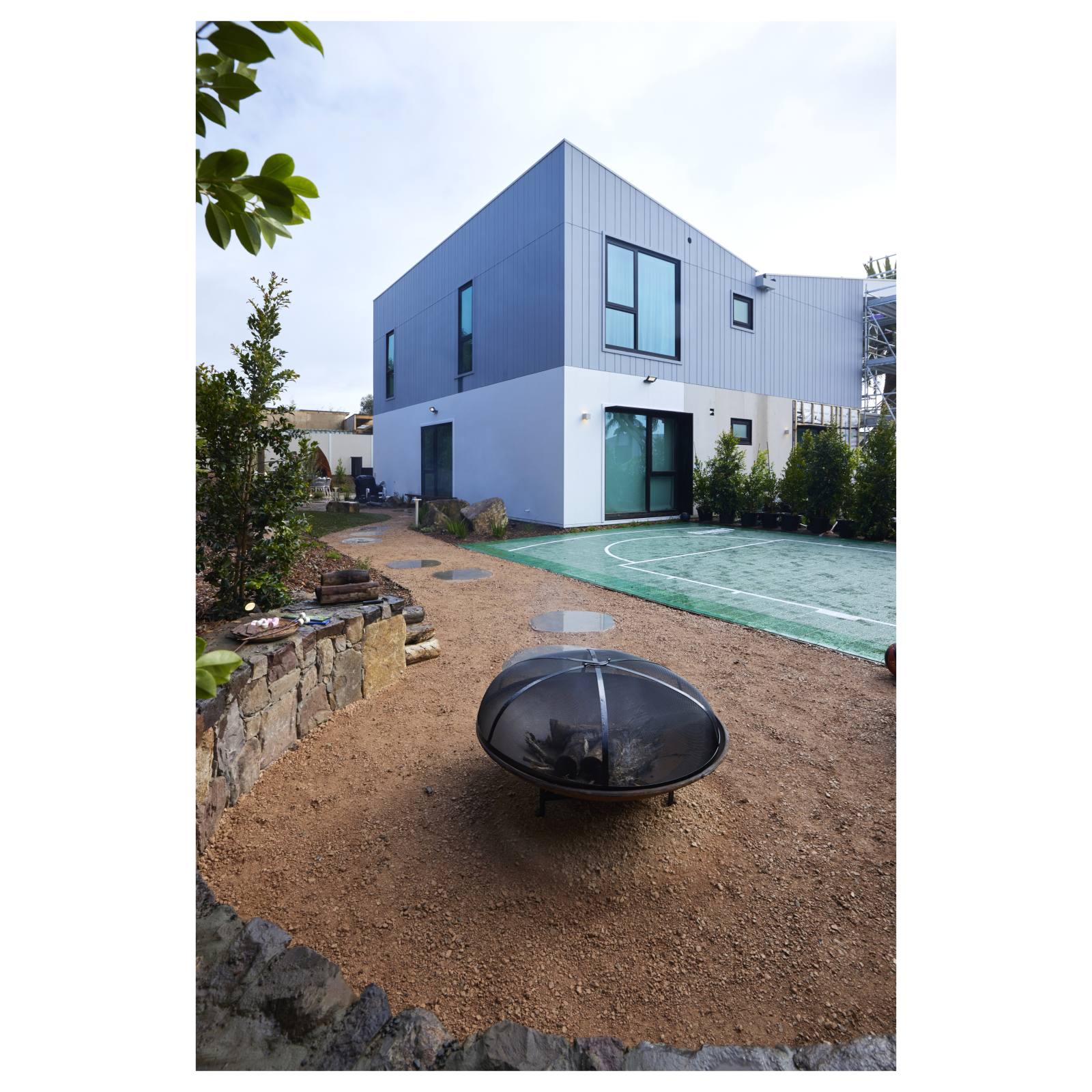 Large Spartacus Cast Iron Fire Pit, Rust Finish