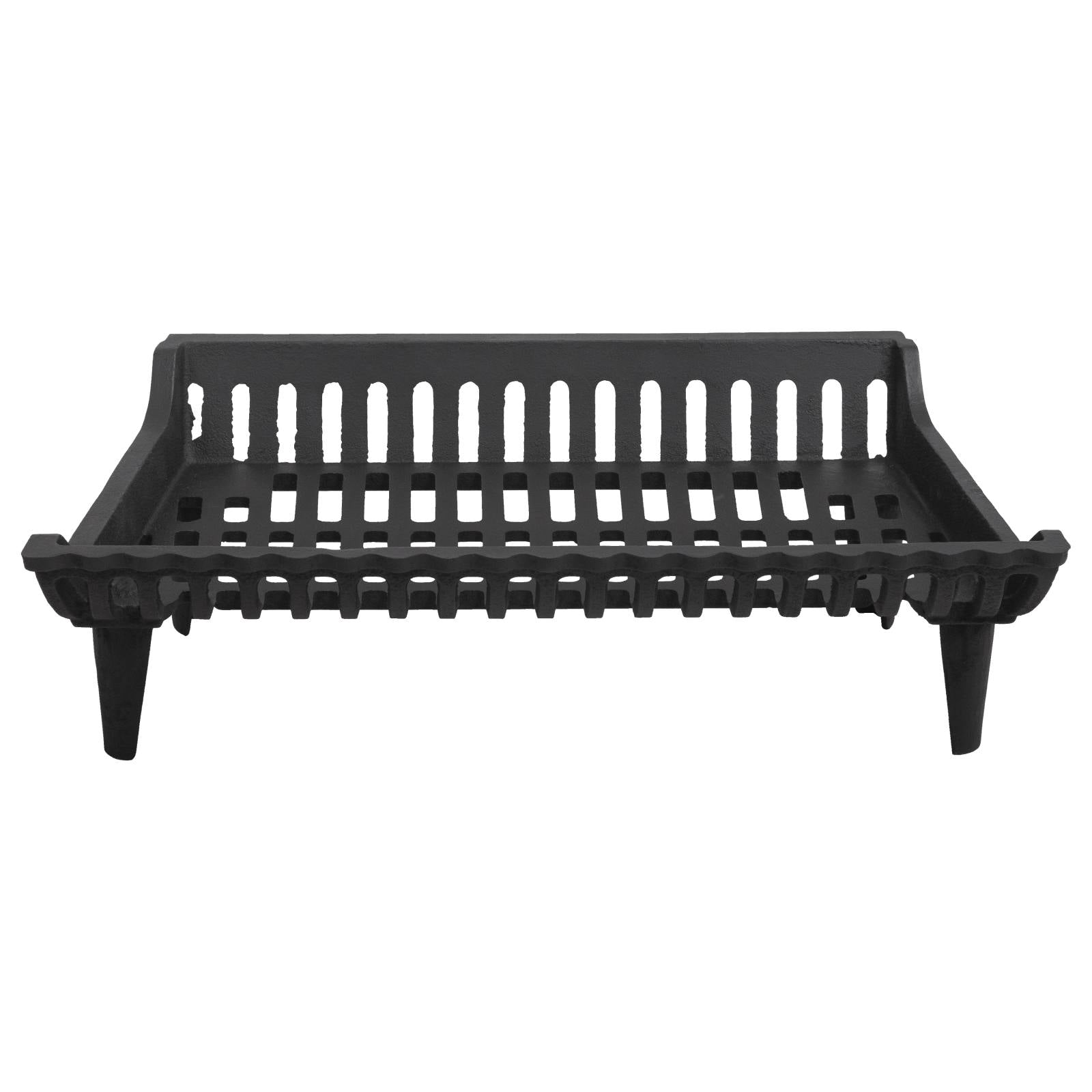560mm Basket Grate Cast Iron, Black