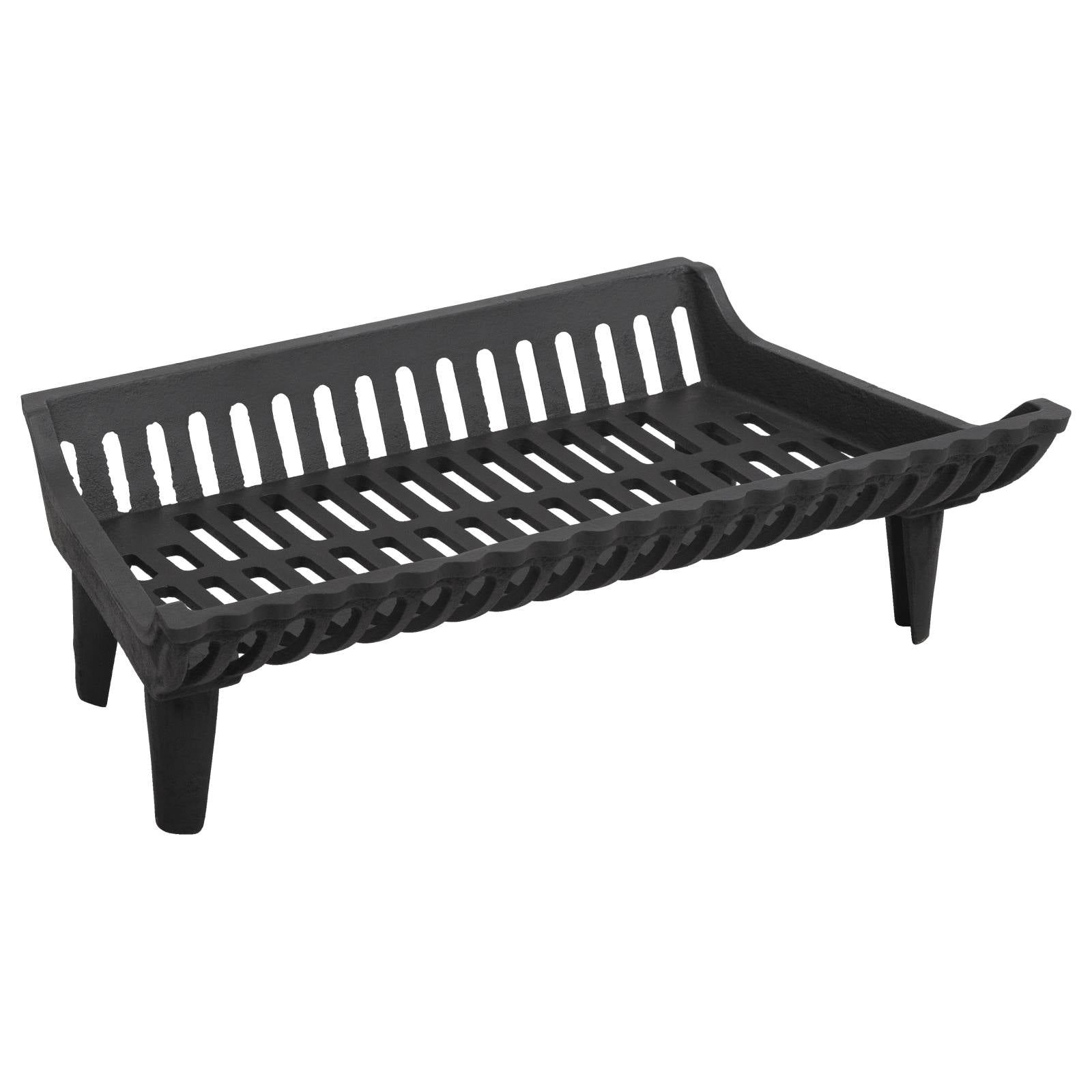560mm Basket Grate Cast Iron, Black