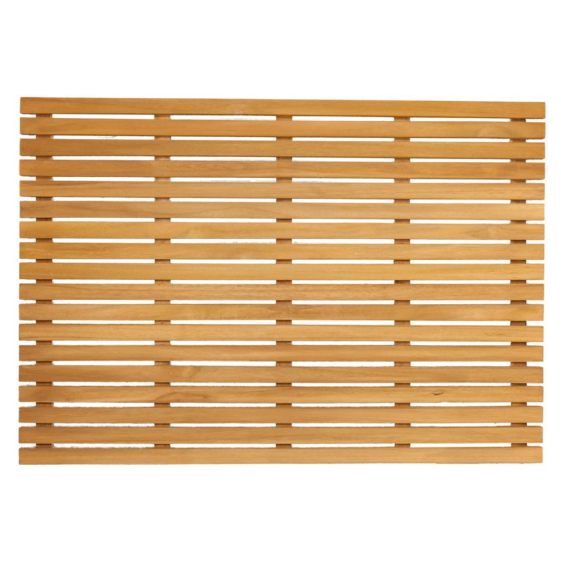 Teak 65x45cm Bath Mat, Natural
