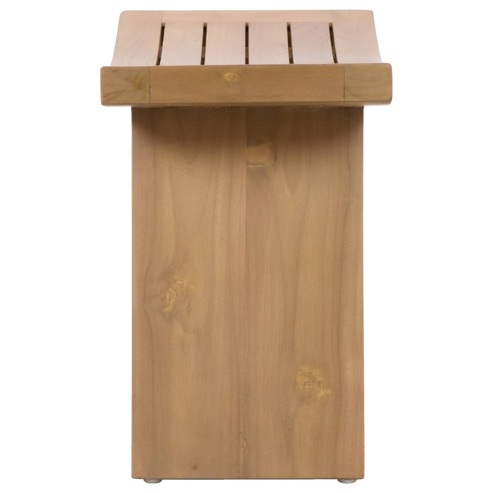 Zara Teak Stool, Natural