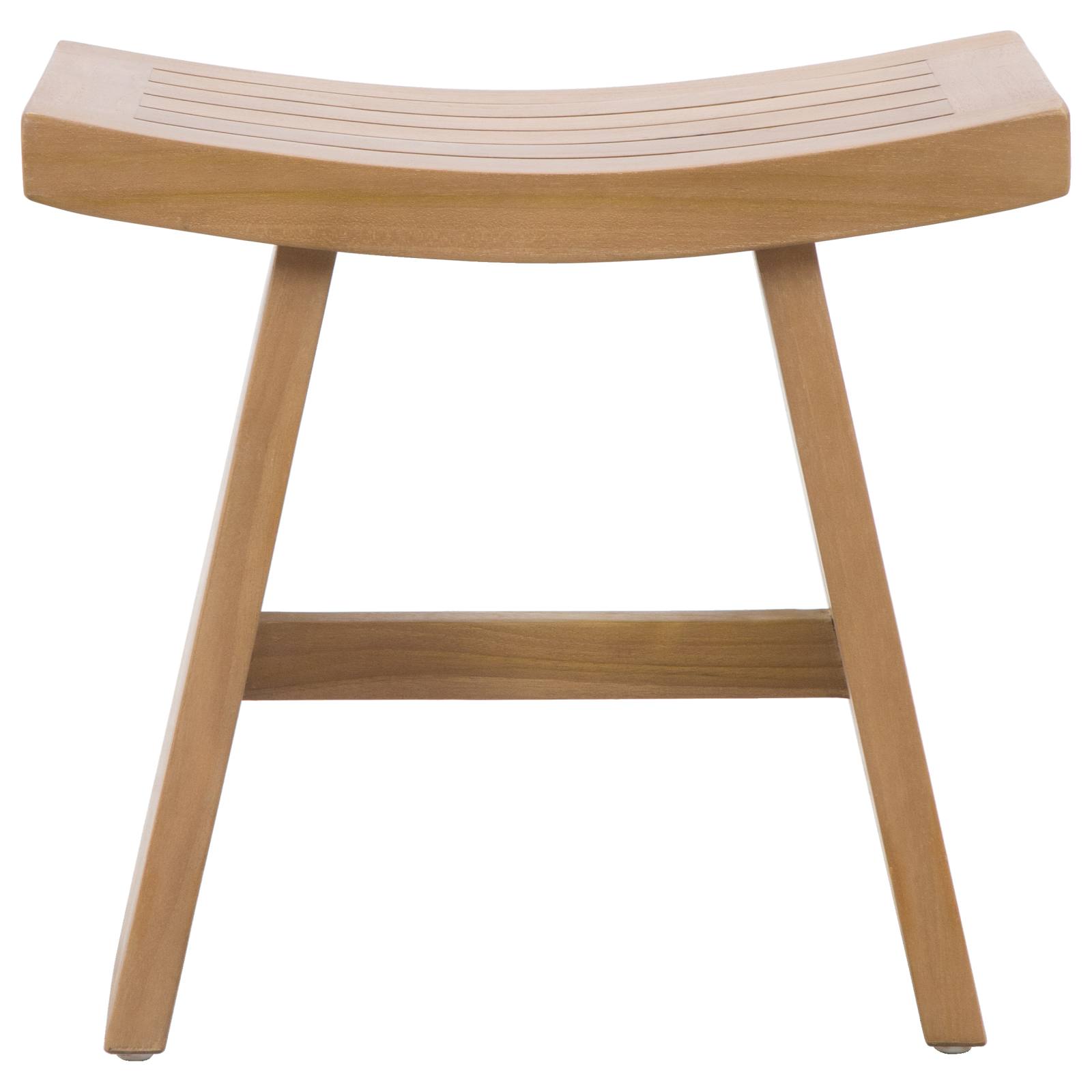 Zara Teak Stool, Natural