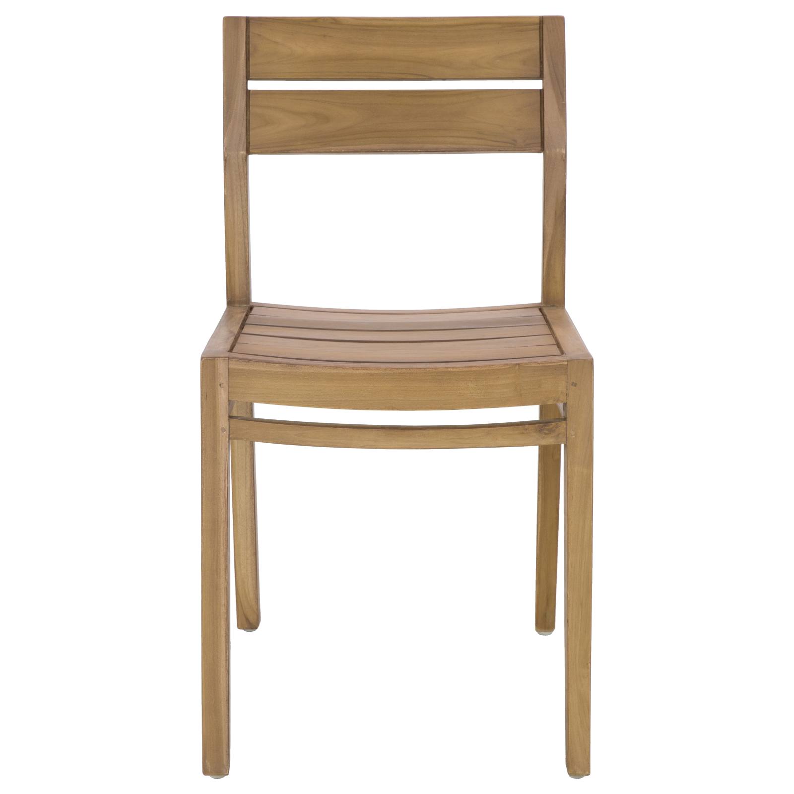 Amazon 43x55x80cm Teak Dining Chair, Natural