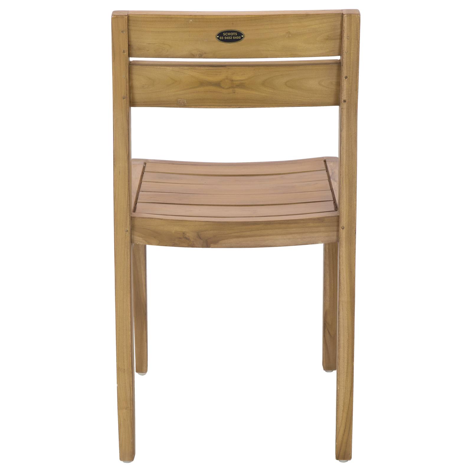 Amazon 43x55x80cm Teak Dining Chair, Natural