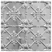 Flowers Design Pressed Metal Sheet, Raw