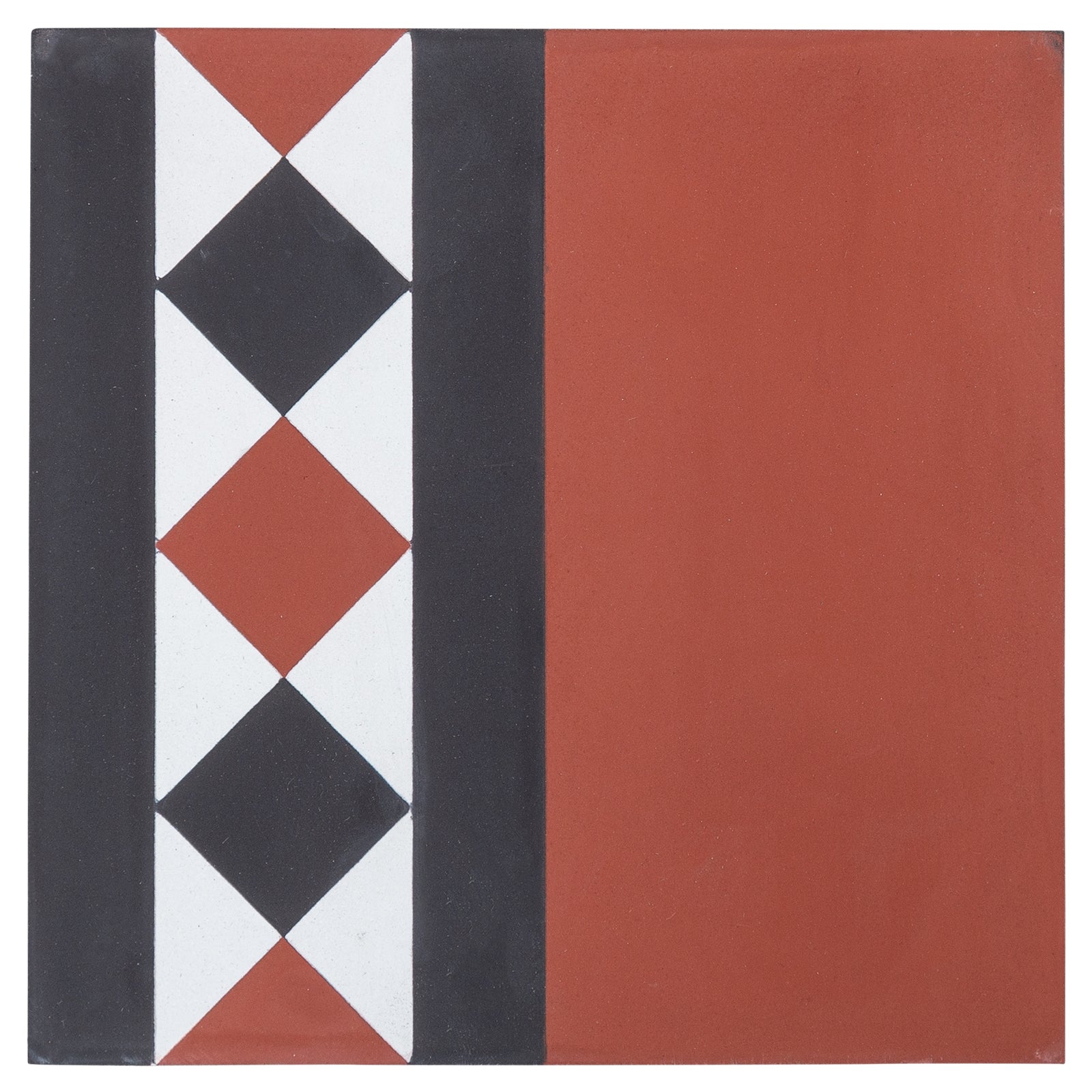 Sorell 20x20x1.6cm Encaustic Border Tile, Multi Coloured