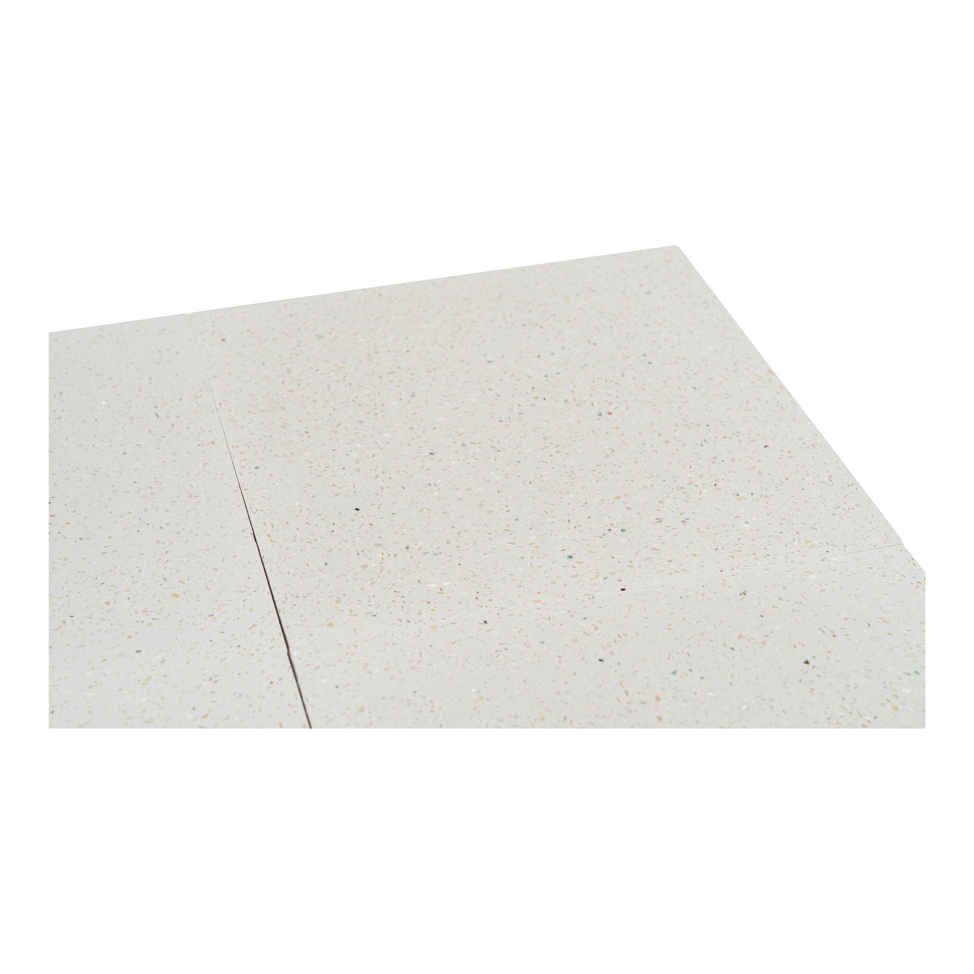 Plain Terrazzo 20x20x1.6 Encaustic Tile with Mother Pearl, Beige