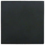 Plain 20x20 Cement Encaustic Tile, Black