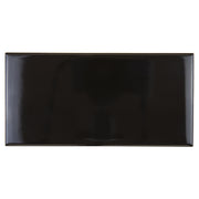 Glazed 15.2x7.8cm Wall Tile, Gloss Black