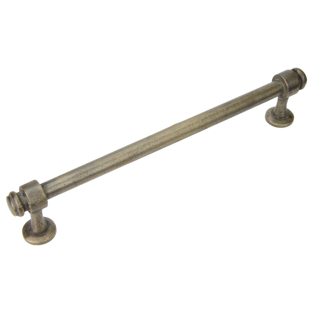 Scott Round 8 Inch Cupboard Handle, Natural Bronze Antique