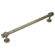 Scott Round 8 Inch Cupboard Handle, Natural Bronze Antique